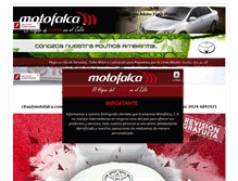 Tablet Screenshot of motofalca.com